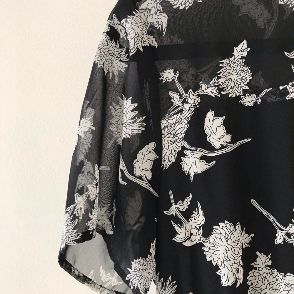 Lulus Floral Dressed Up Black Floral Print Midi Dress - Picture 6 of 16